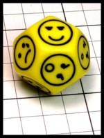 Dice : Dice - 12D - Facial Expression Dice - Dark Ages